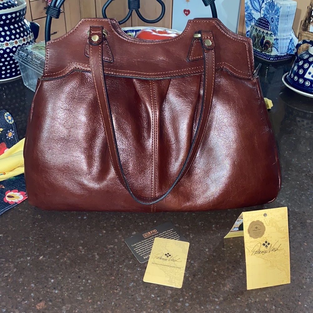 New Patricia Nash bag leather